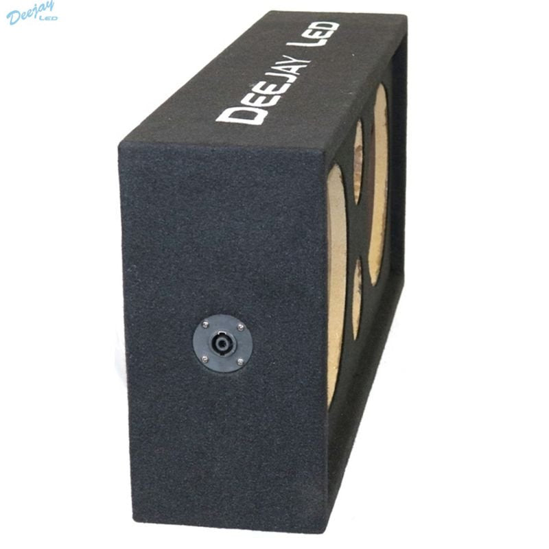 DEEJAY LED DUAL 10" DUAL TWEETER MIDRANGE BOX