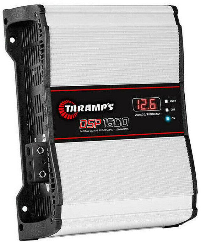 TARAMPS DSP 1600 2-OHMS CAR AUDIO AMPLIFIER 1600 WATTS RMS CLASS D 1-CHANNEL AMP