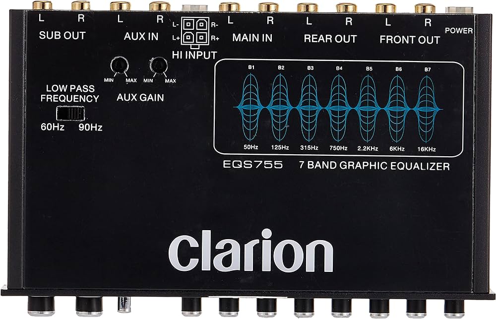 CLARION EQS755 EQUALIZER
