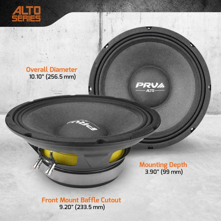 PRV Audio 10MR650A 10" Alto Series Professional Woofer - 8 Ohms