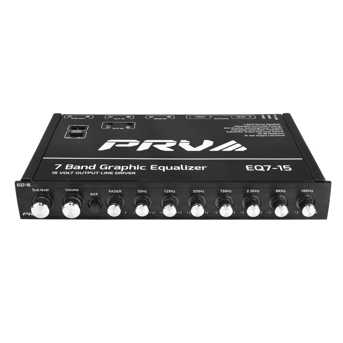 PRV EQ7-15 7 BAND GRAPHIC EQUALIZER
