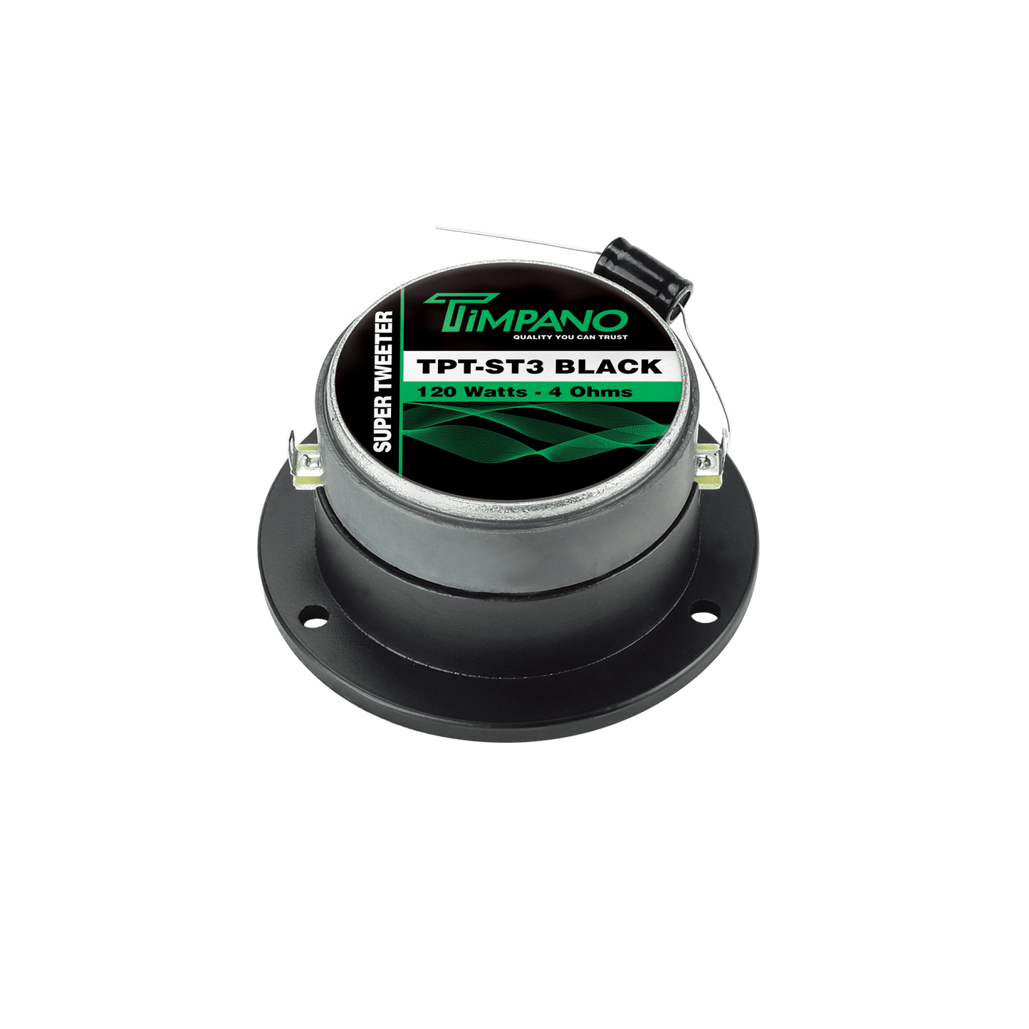 TIMPANO - TPT-ST3 BLACK PRO Bullet 3.75″ Super Tweeter – 1″ Voice coil