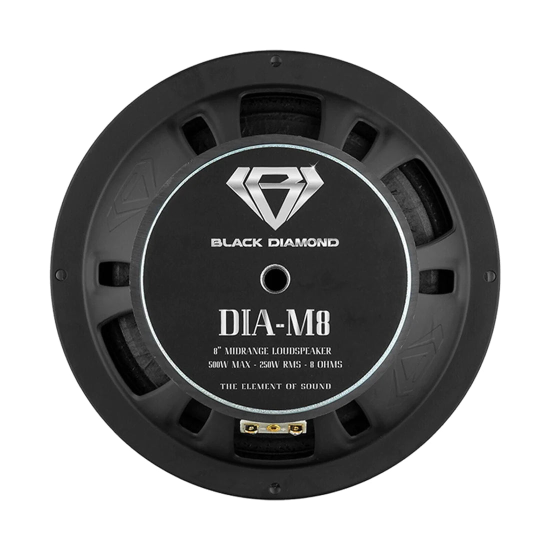 Black Diamond DIA-M8: 8" Mid-Range Speaker - 500 Watts, 8 Ohms