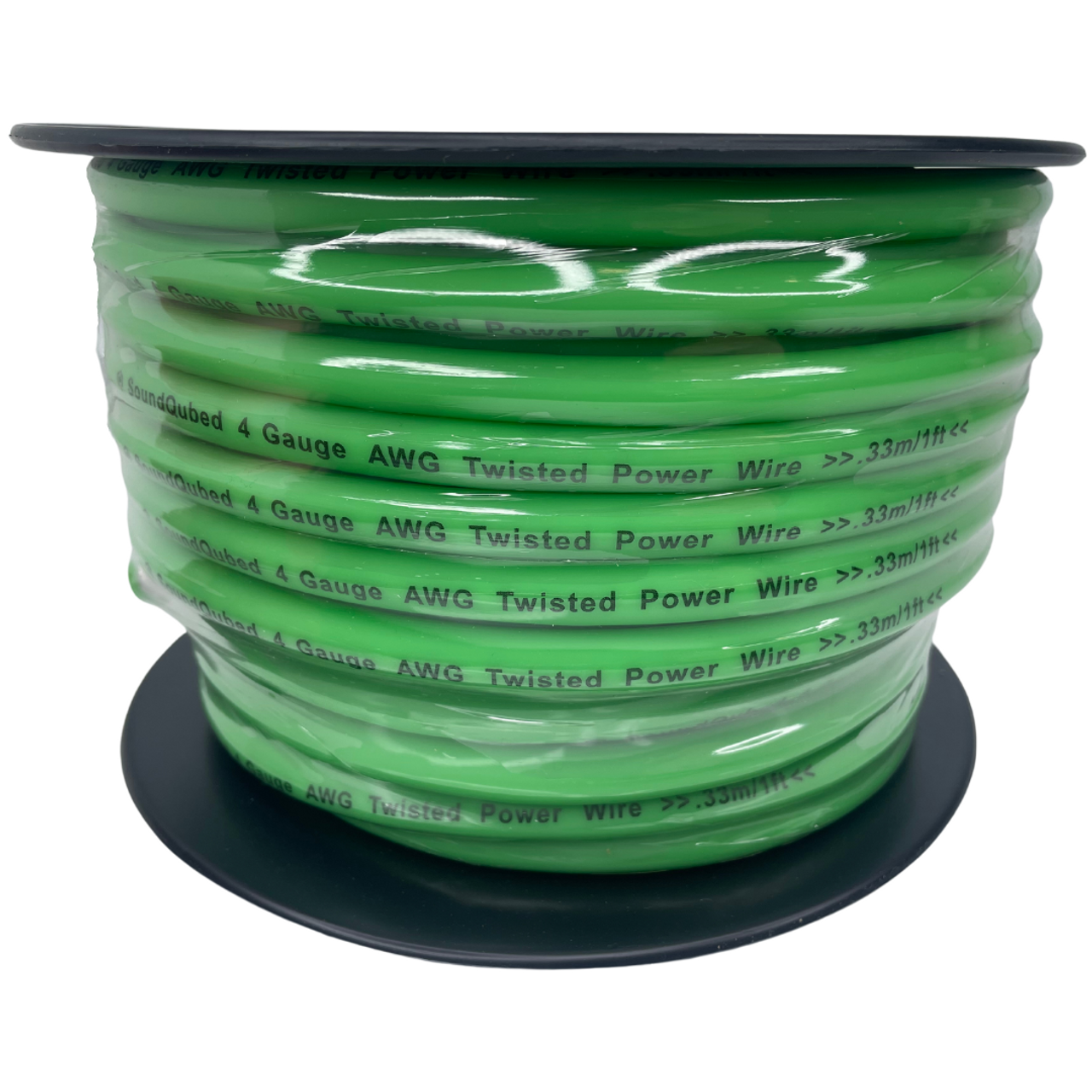 SOUNDQUBED 4ga Power and Ground Wire (100ft Spool)
