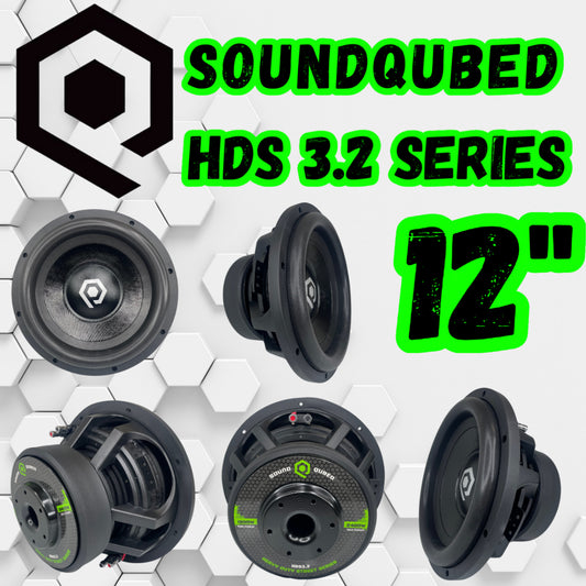SOUNDQUBED 12" HDS 3.2 Series Subwoofers