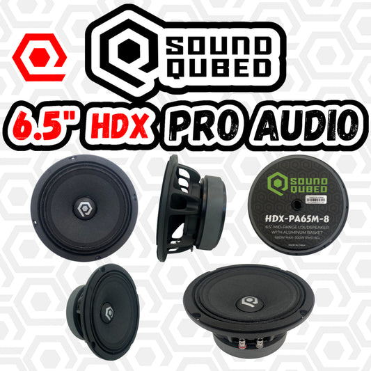 SOUNDQUBED HDX Series Pro Audio 6.5" Speaker (single)