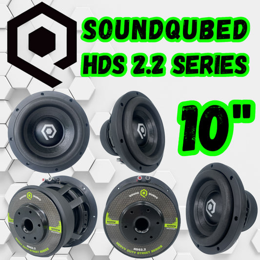 SOUNDQUBED 10" HDS 2.2 Series Subwoofer