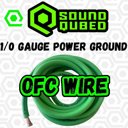 SOUNDQUBED 1/0 OFC (oxygen free copper) Power wire 50FT Roll