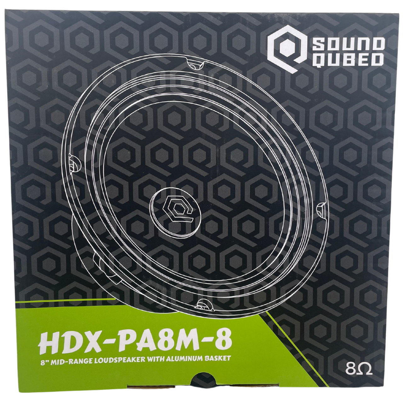 SOUNDQUBED HDX Series Pro Audio 8" Speaker (single)