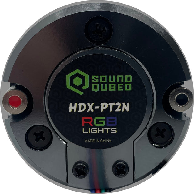 SOUNDQUBED 1.6" HDX-PT2N Compression Neodymium Super Bullet Tweeter with RGB LED Light