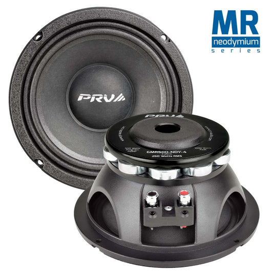 PRV 6MR500-NDY-4 - 6.5" NEODYMIUM MIDRANGE LOUDSPEAKER