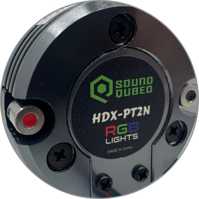 SOUNDQUBED 1.6" HDX-PT2N Compression Neodymium Super Bullet Tweeter with RGB LED Light