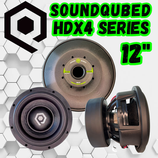SOUNDQUBED 12" HDX4 Series Subwoofers