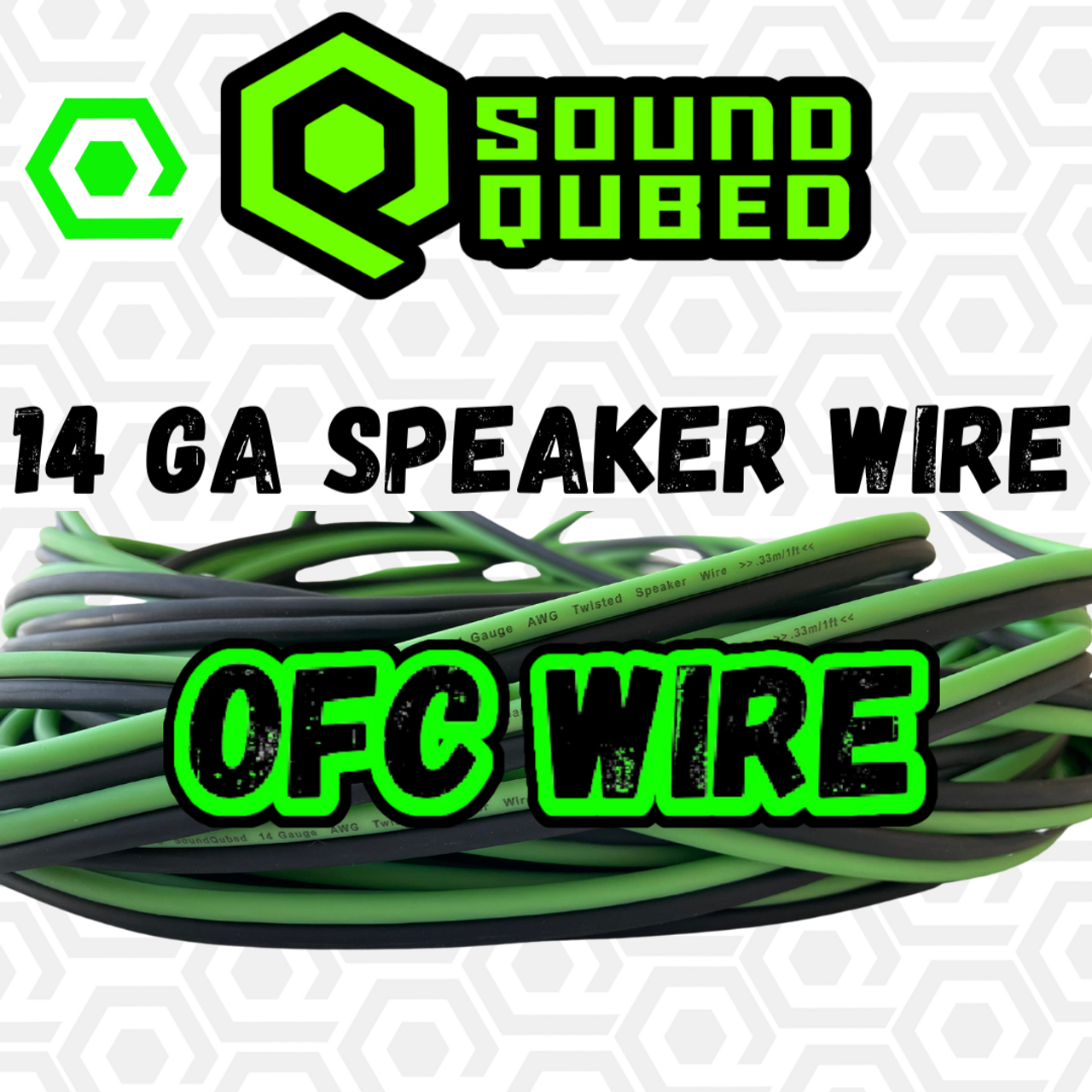 SOUNDQUBED OFC Speaker Wire (12,14 & 16 GAUGE)