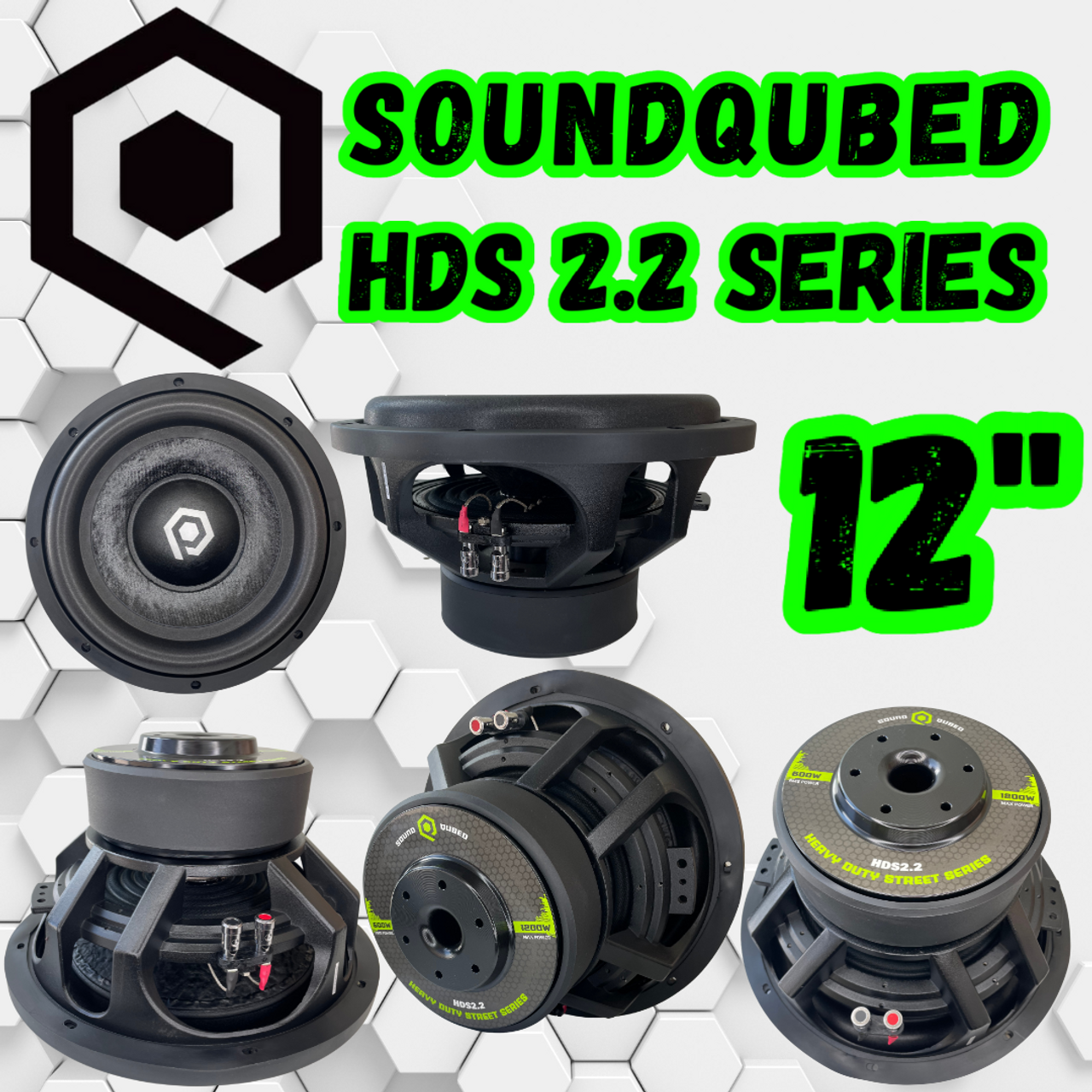 SOUNDQUBED 12" HDS 2.2 Series Subwoofer