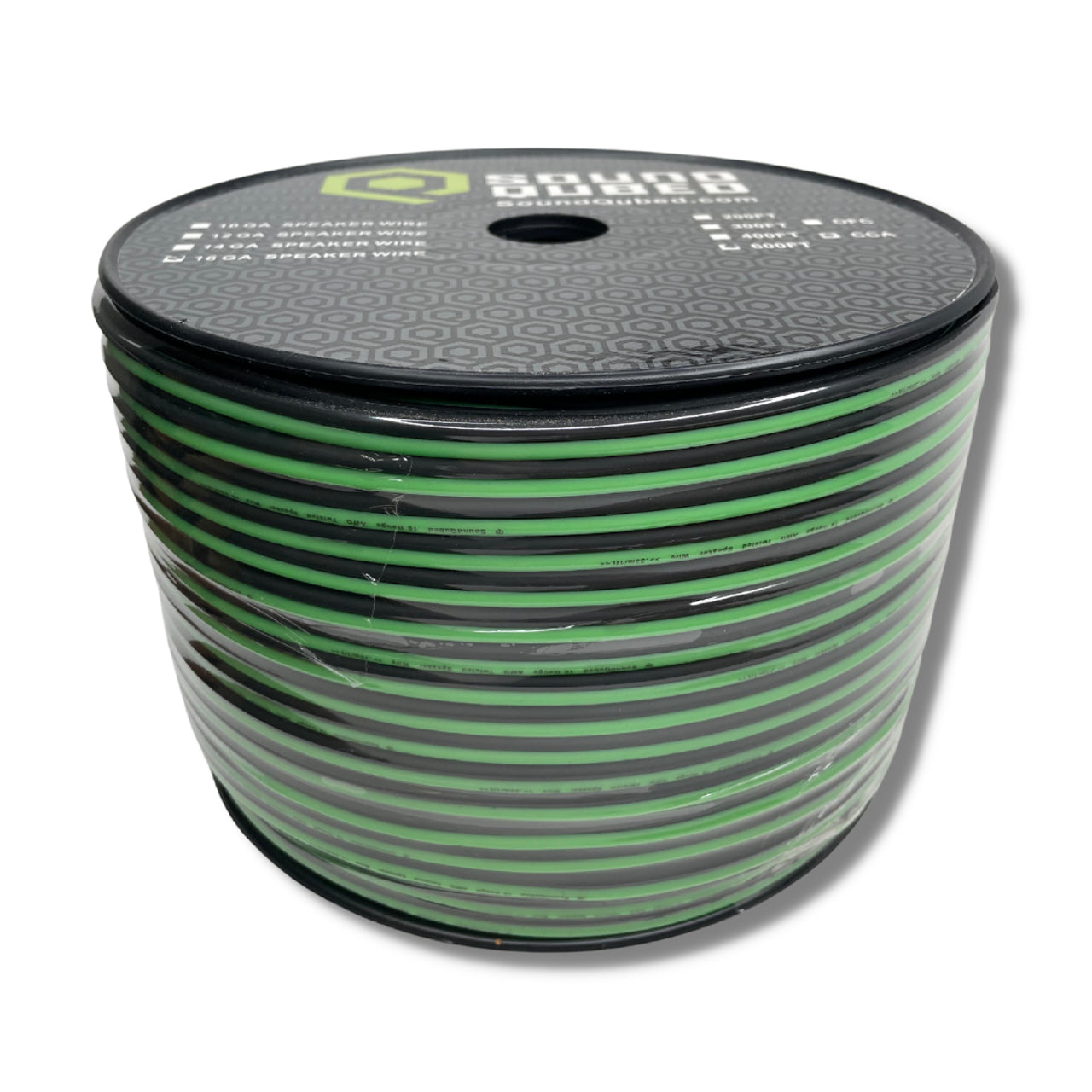 SOUNDQUBED Speaker Wire CCA 16ga 600FT