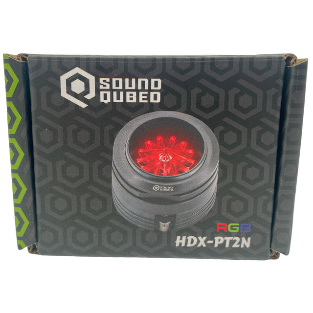 SOUNDQUBED 1.6" HDX-PT2N Compression Neodymium Super Bullet Tweeter with RGB LED Light