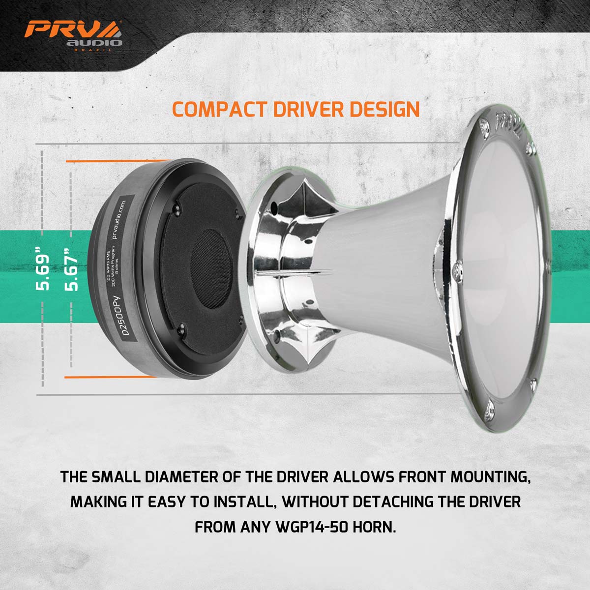 PRV D2500Py 2" Compression Driver