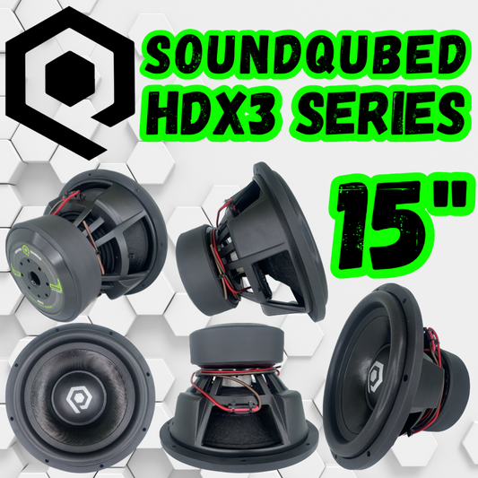SOUNDQUBED 15" HDX3 Series Subwoofer