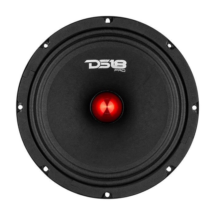 DS18 PRO-GM8B 8" Mid-Range Loudspeaker with Bullet 580 Watts 8-Ohm