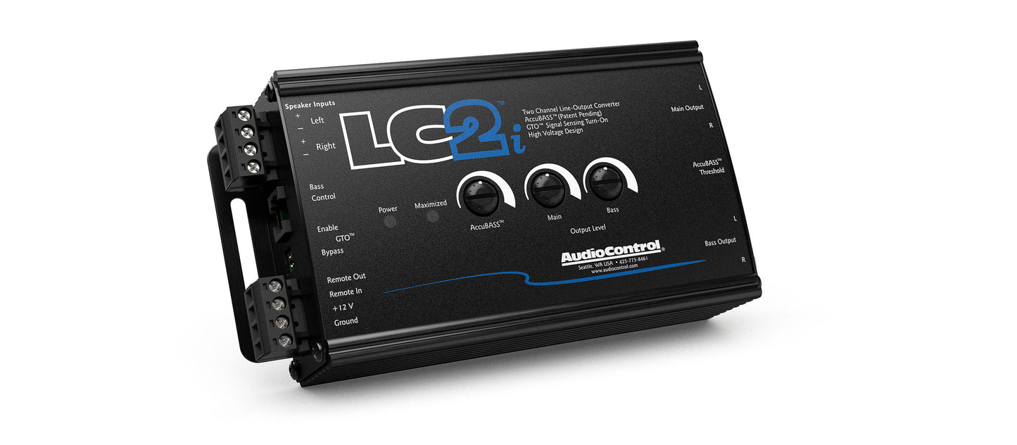 AudioControl LC2i Active 2 Channel Converter with AccuBASS