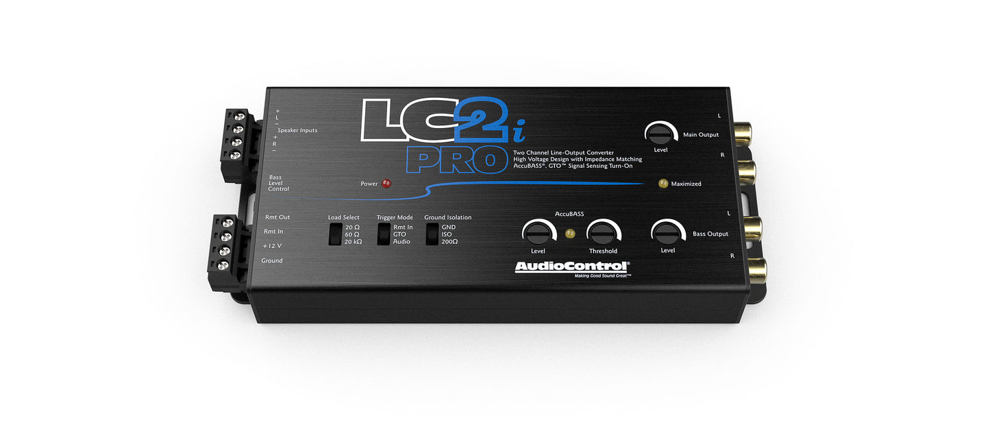 AudioControl LC2i PRO Active 2 Channel Converter with AccuBASS