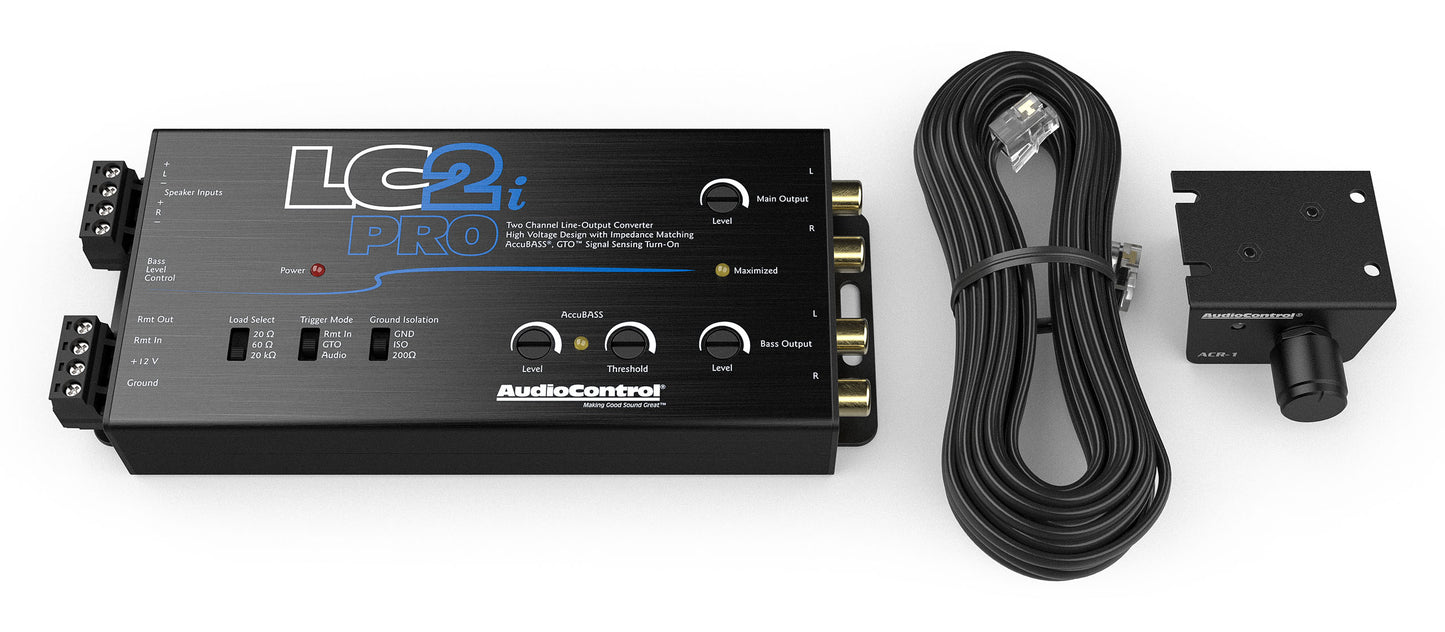 AudioControl LC2i PRO Active 2 Channel Converter with AccuBASS