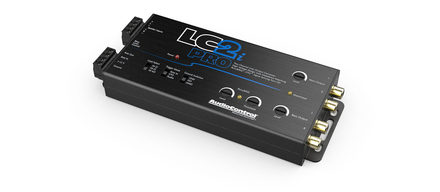 AudioControl LC2i PRO Active 2 Channel Converter with AccuBASS