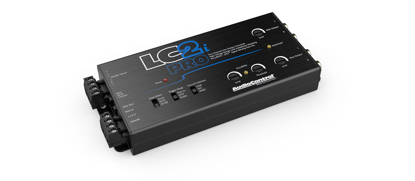 AudioControl LC2i PRO Active 2 Channel Converter with AccuBASS