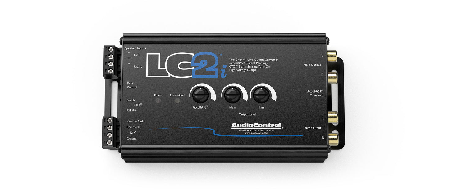 AudioControl LC2i Active 2 Channel Converter with AccuBASS
