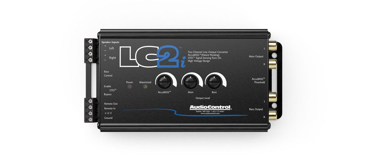 AudioControl LC2i Active 2 Channel Converter with AccuBASS