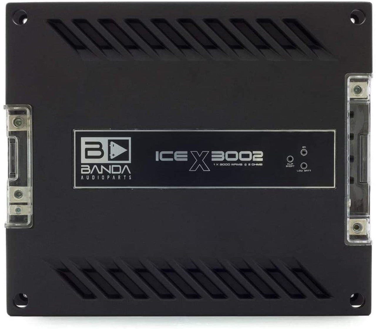 Banda Ice X 3002-1 Channel 3000 Watts RMS Car Amplifier - 2 Ohm