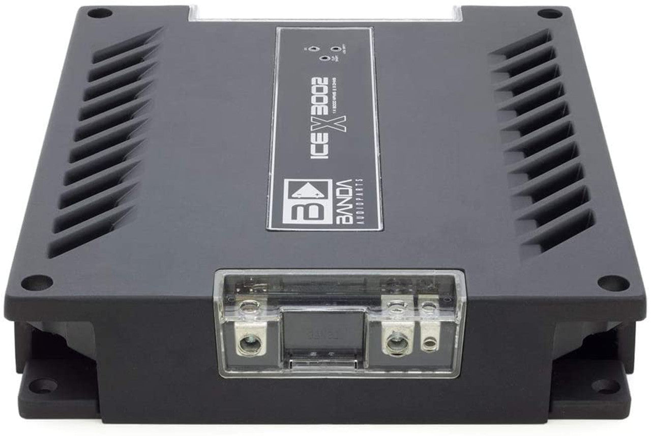 Banda Ice X 3002-1 Channel 3000 Watts RMS Car Amplifier - 2 Ohm