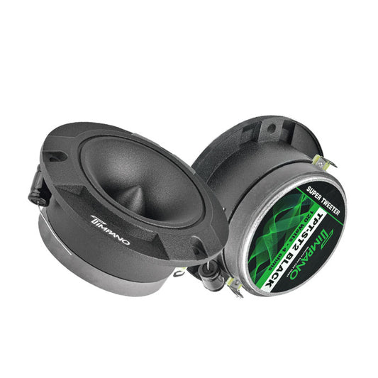 TIMPANO TPT-ST2 BLACK Slim 3.75″ Bullet Tweeter Car Audio – 1″ Voice Coil – 250 Watts ( PAIR )