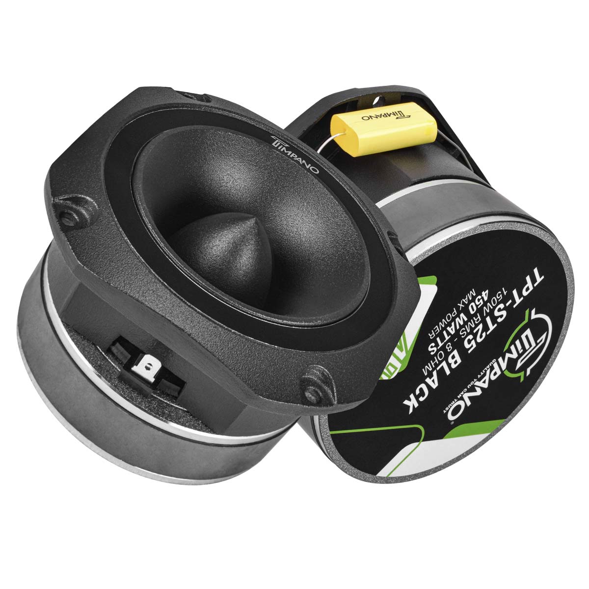 Timpano TPT-ST25 BLACK 4” PRO Audio Super Tweeters 900 Watts 8 Ohm – Pair