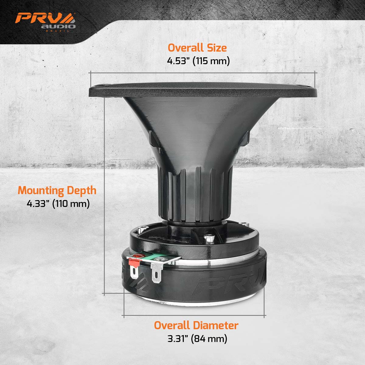 PRV WG175Ph Compression Driver + Horn